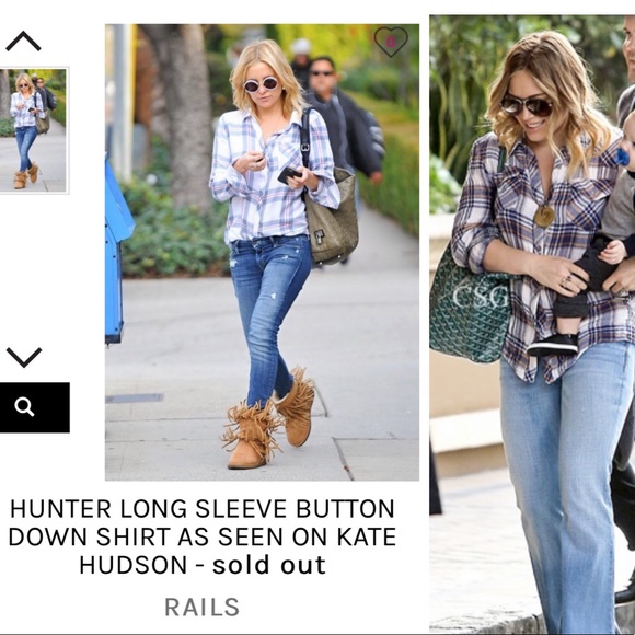 Rails soft plaid shirt